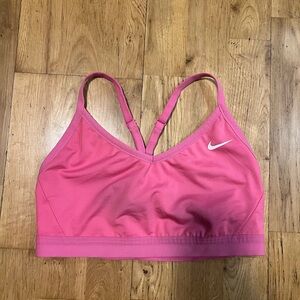 Nike Pink Sports Bra Medium Support